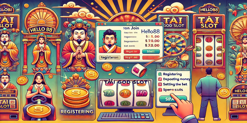 Tham gia game slot Thần Tài tại Hello88 thật đơn giản và thú vị