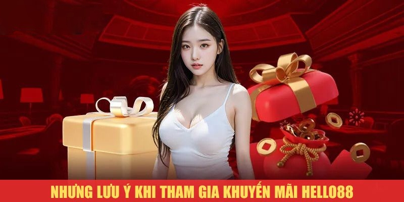 Lưu ý quan trọng khi thành viên tham gia khuyến mãi Hello88