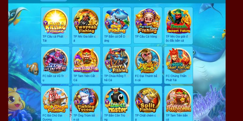 Sảnh game bắn cá